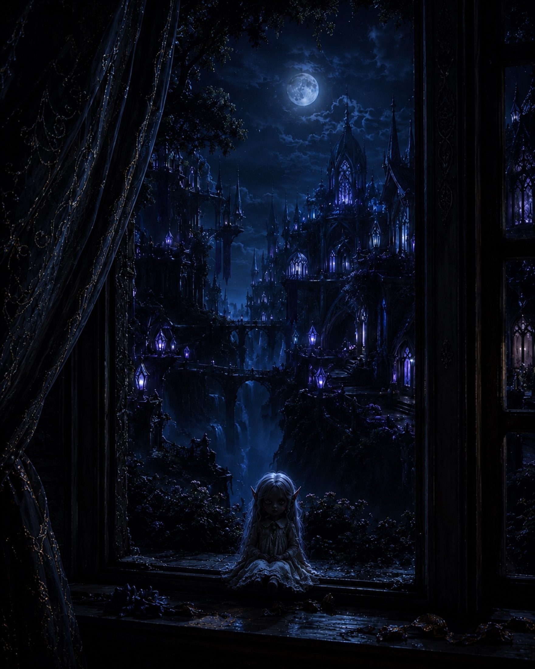A moonlit view into Nythalune
